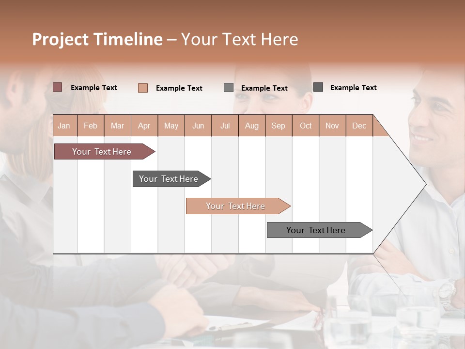 Office Lady Smile PowerPoint Template