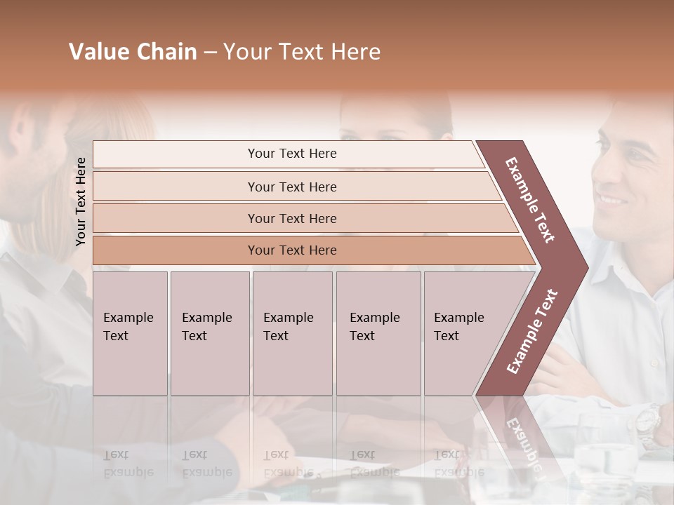 Office Lady Smile PowerPoint Template