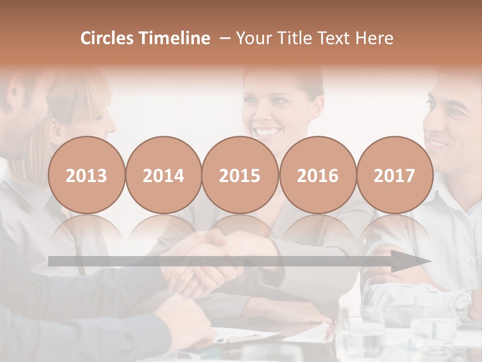 Office Lady Smile PowerPoint Template