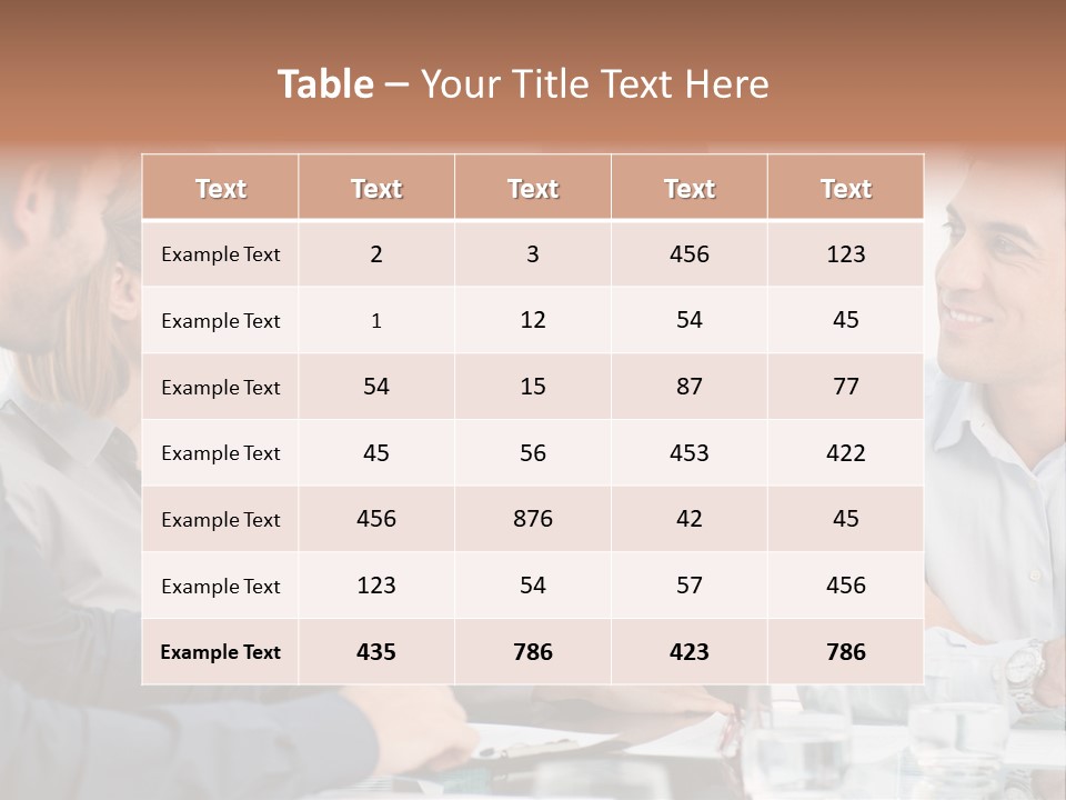Office Lady Smile PowerPoint Template