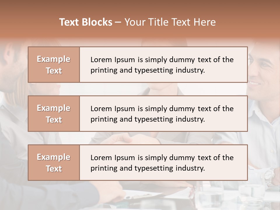 Office Lady Smile PowerPoint Template