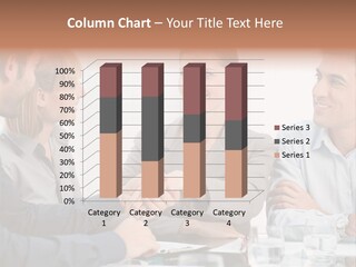 Office Lady Smile PowerPoint Template