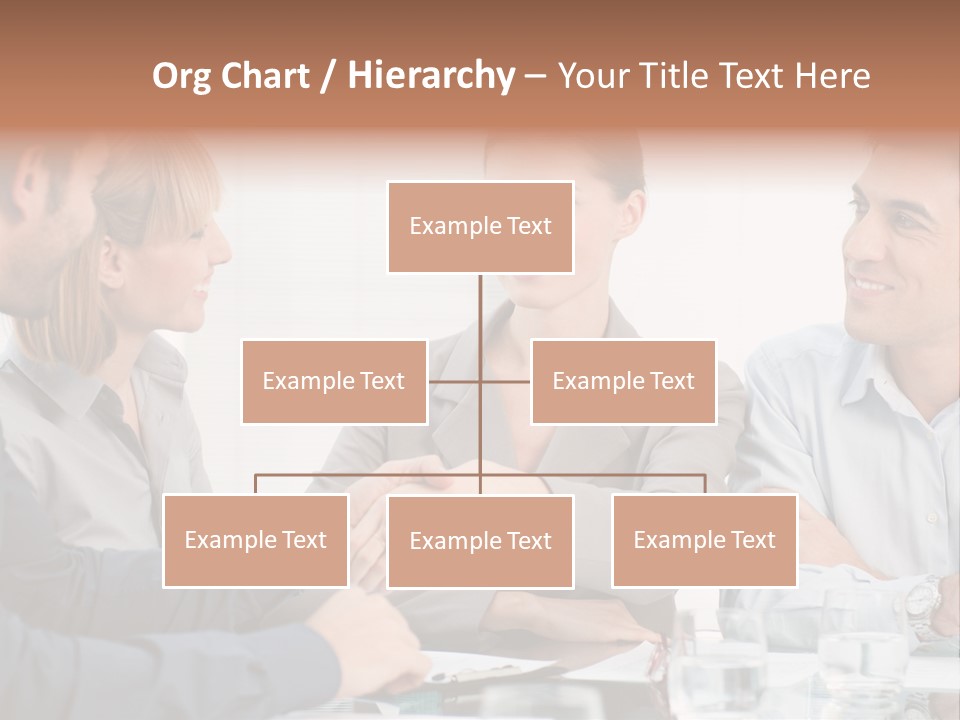 Office Lady Smile PowerPoint Template