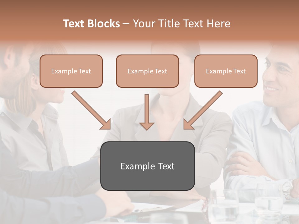 Office Lady Smile PowerPoint Template