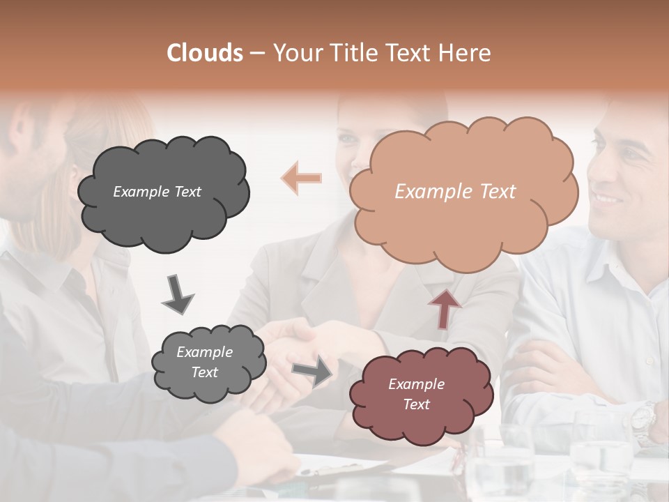 Office Lady Smile PowerPoint Template