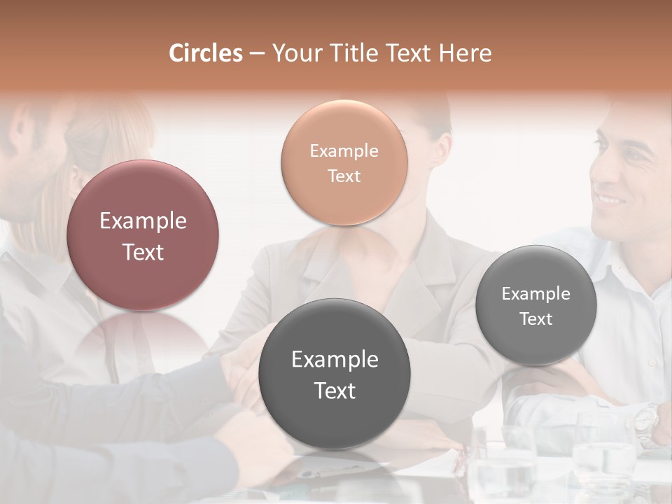 Office Lady Smile PowerPoint Template