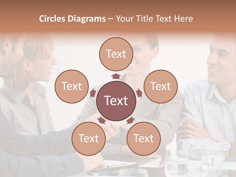 Office Lady Smile PowerPoint Template