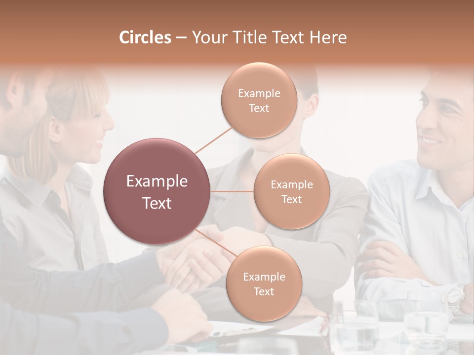 Office Lady Smile PowerPoint Template