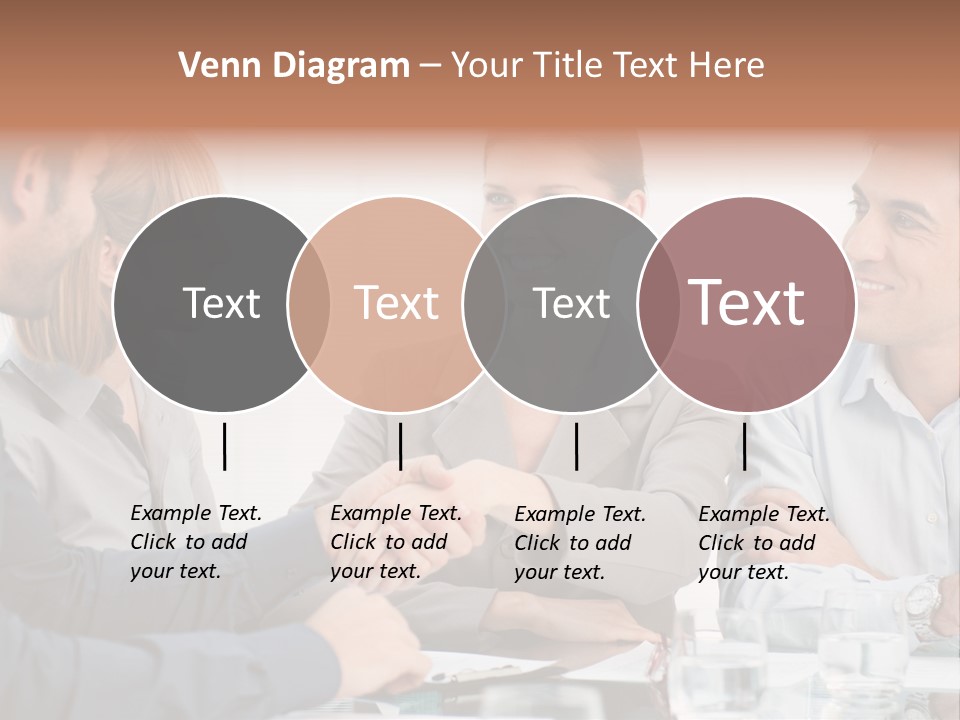Office Lady Smile PowerPoint Template