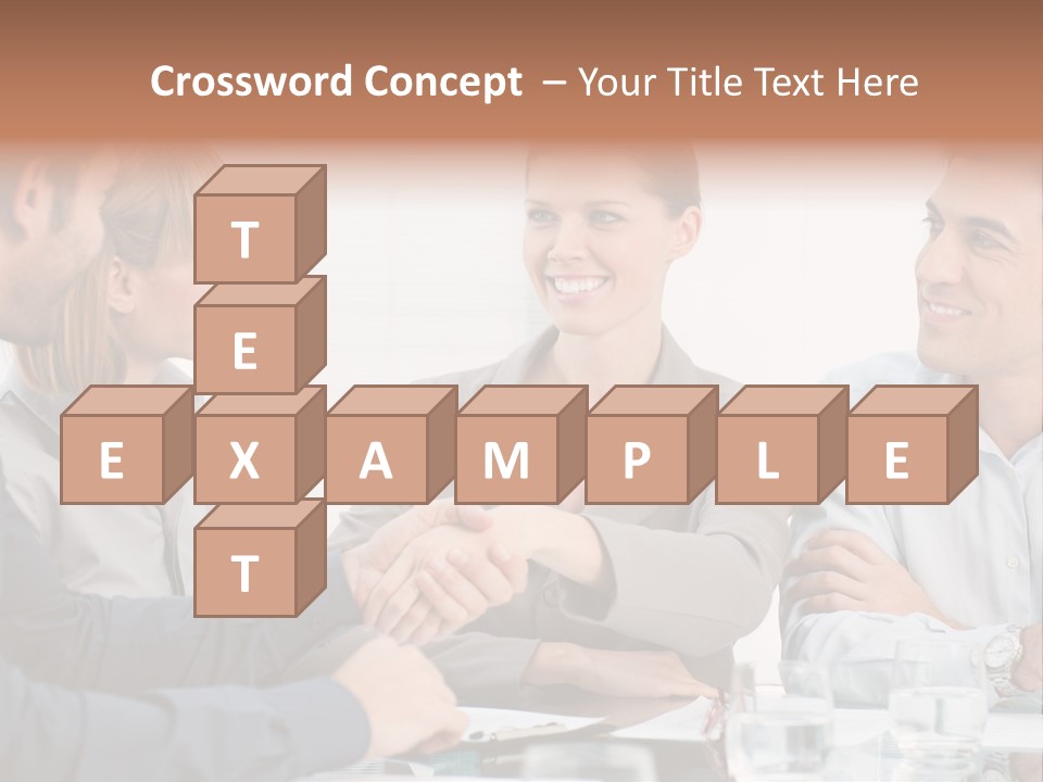 Office Lady Smile PowerPoint Template