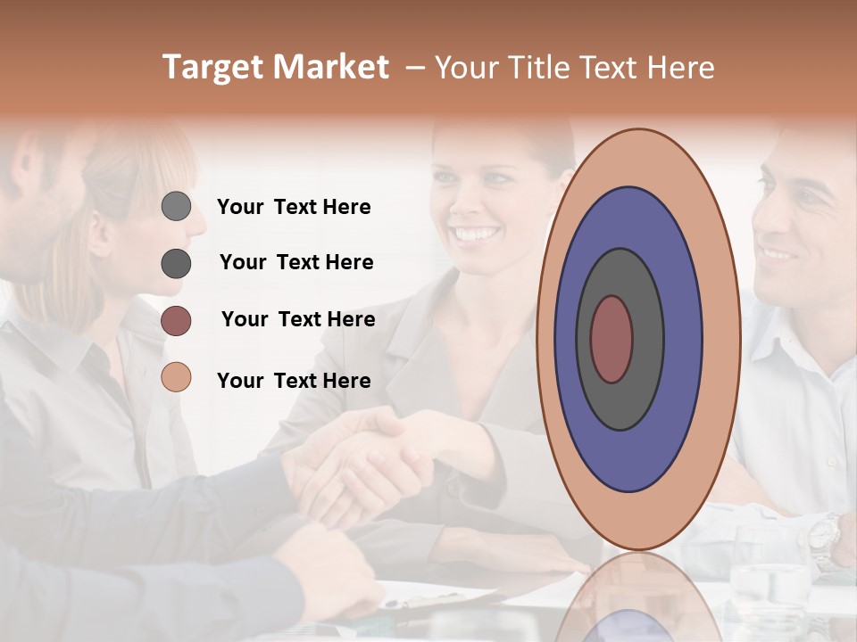 Office Lady Smile PowerPoint Template