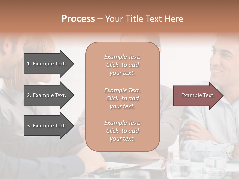 Office Lady Smile PowerPoint Template