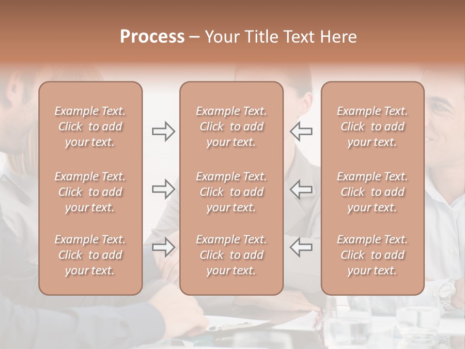 Office Lady Smile PowerPoint Template