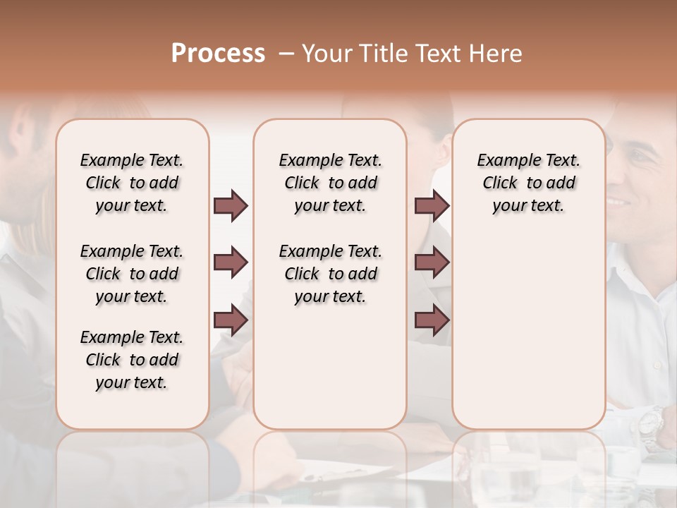 Office Lady Smile PowerPoint Template