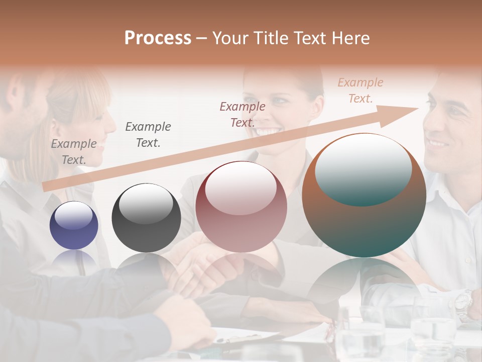 Office Lady Smile PowerPoint Template
