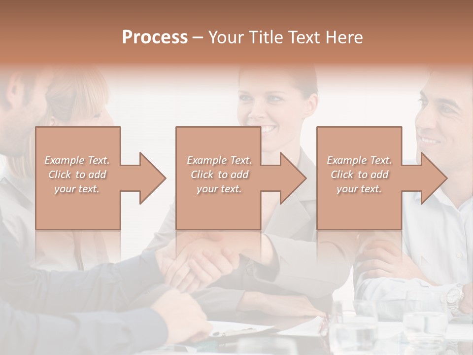 Office Lady Smile PowerPoint Template