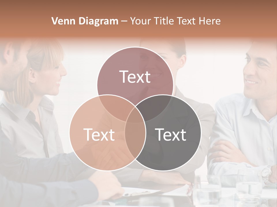 Office Lady Smile PowerPoint Template