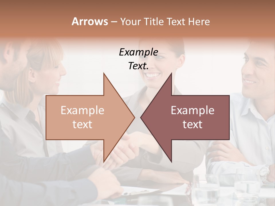 Office Lady Smile PowerPoint Template