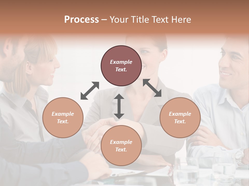 Office Lady Smile PowerPoint Template