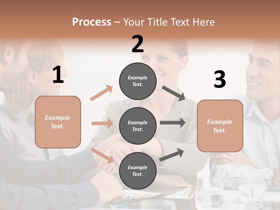 Office Lady Smile PowerPoint Template