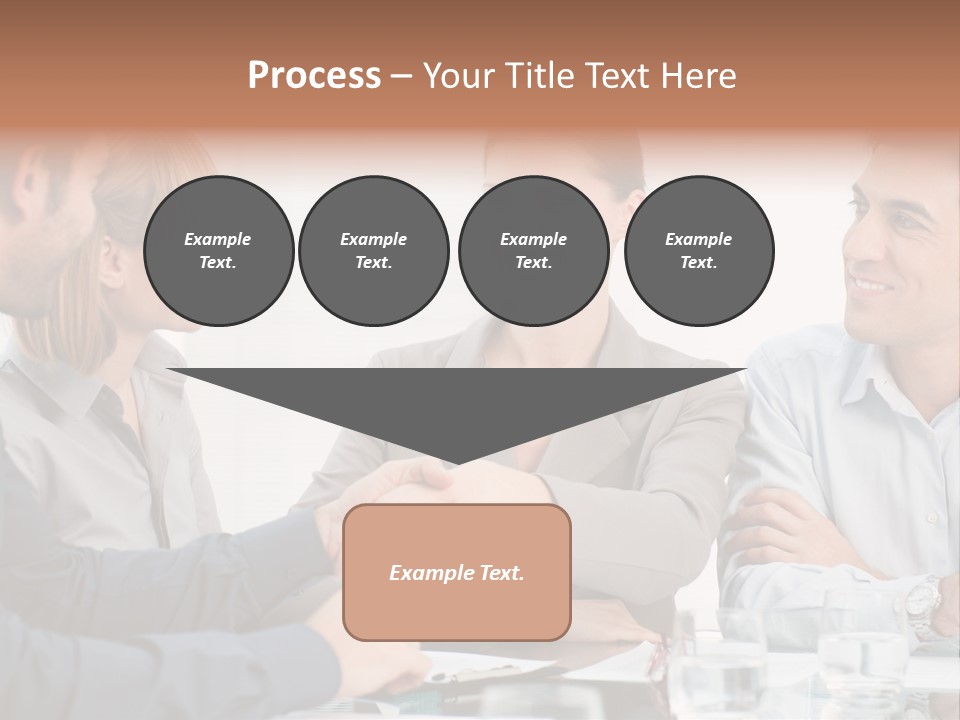 Office Lady Smile PowerPoint Template