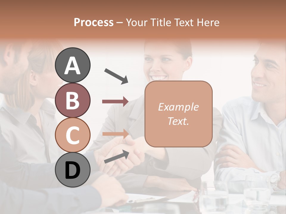 Office Lady Smile PowerPoint Template