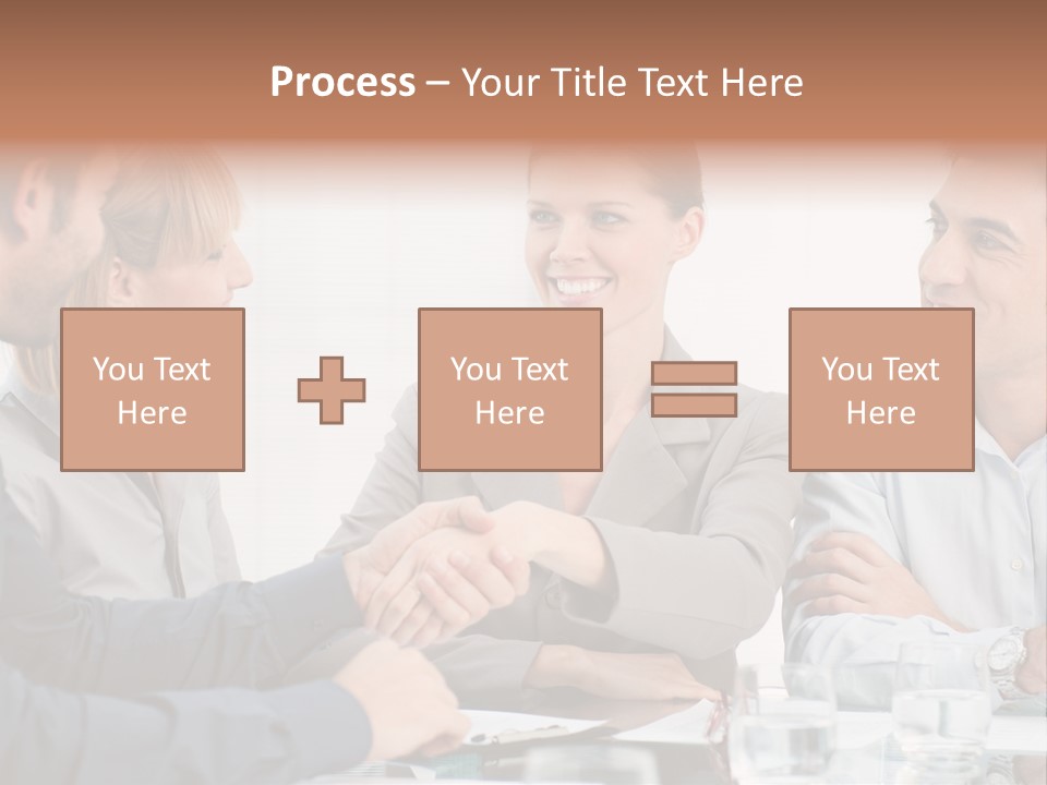 Office Lady Smile PowerPoint Template