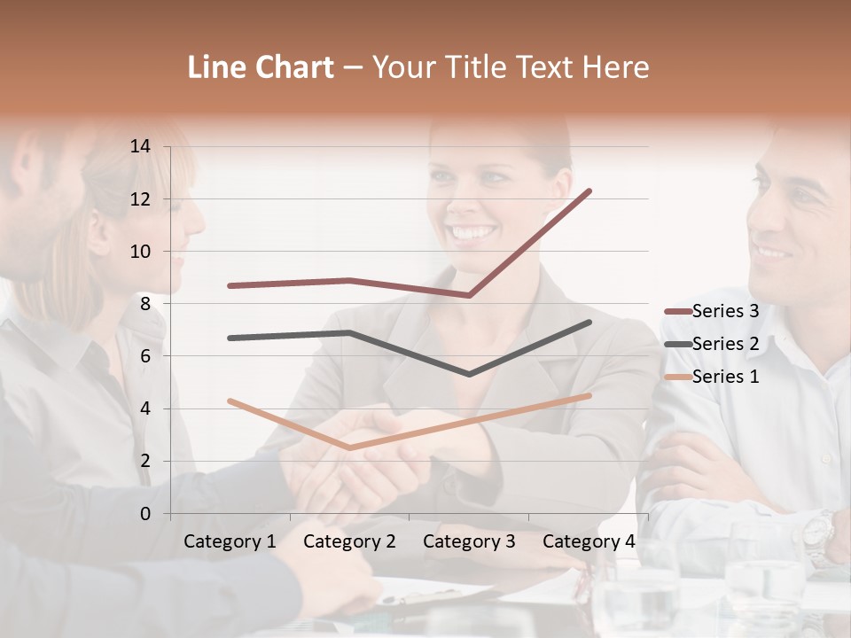 Office Lady Smile PowerPoint Template