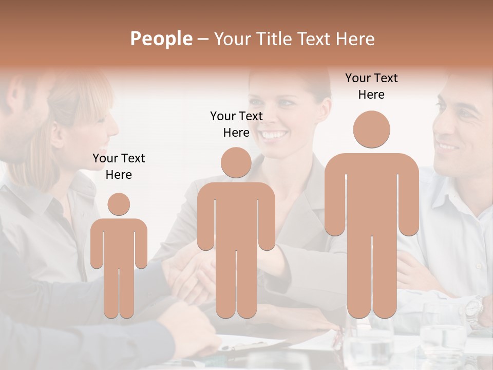 Office Lady Smile PowerPoint Template