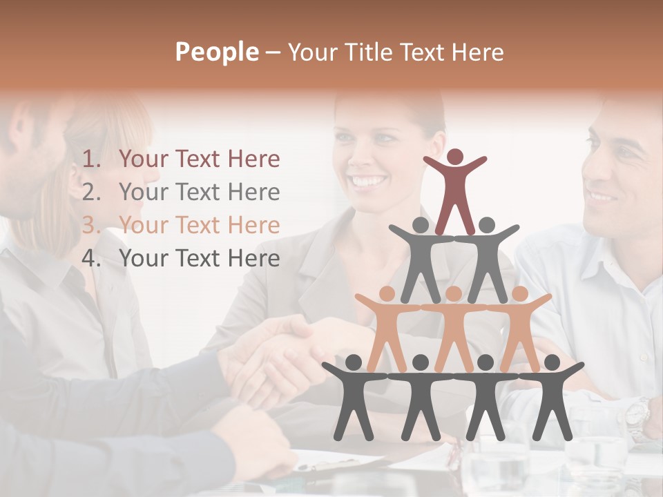 Office Lady Smile PowerPoint Template
