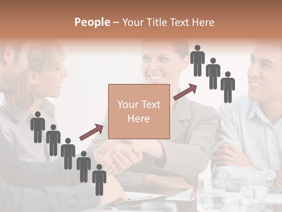 Office Lady Smile PowerPoint Template