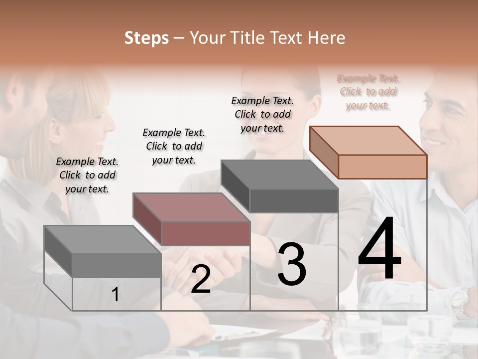 Office Lady Smile PowerPoint Template