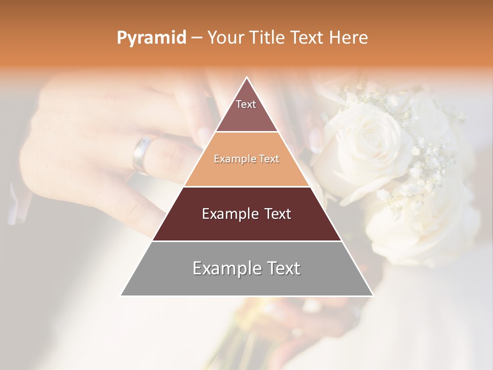 Hands Bouquet Female PowerPoint Template