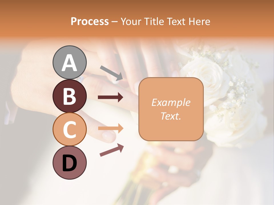 Hands Bouquet Female PowerPoint Template