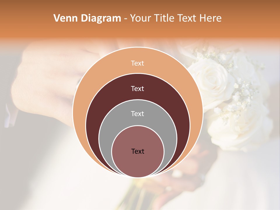 Hands Bouquet Female PowerPoint Template