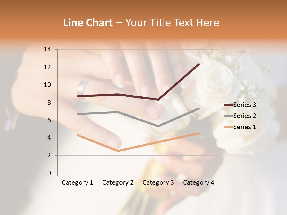 Hands Bouquet Female PowerPoint Template