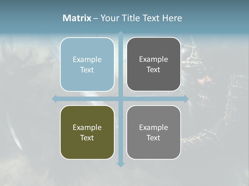 Fantasy Infantry Swing PowerPoint Template