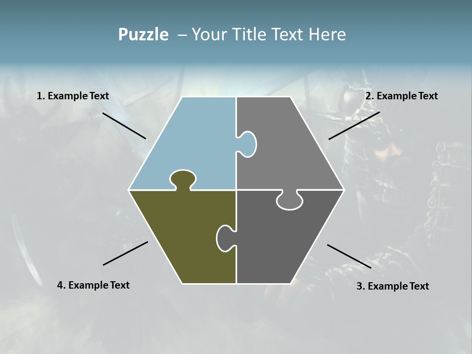 Fantasy Infantry Swing PowerPoint Template