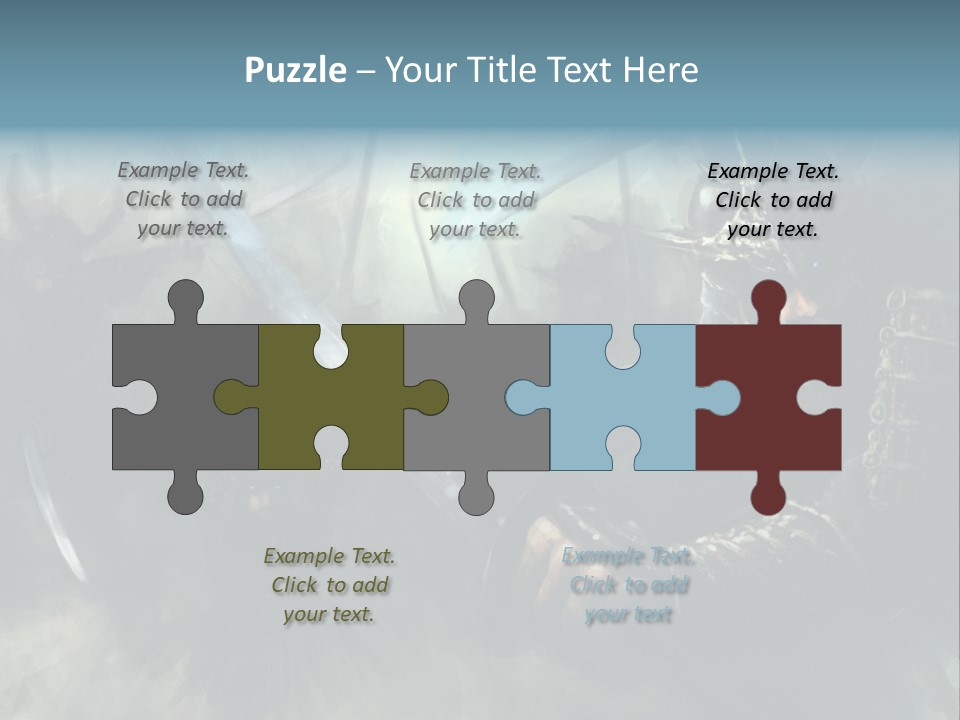 Fantasy Infantry Swing PowerPoint Template