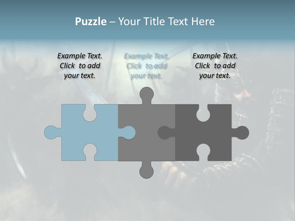 Fantasy Infantry Swing PowerPoint Template