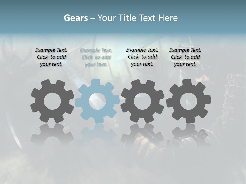 Fantasy Infantry Swing PowerPoint Template