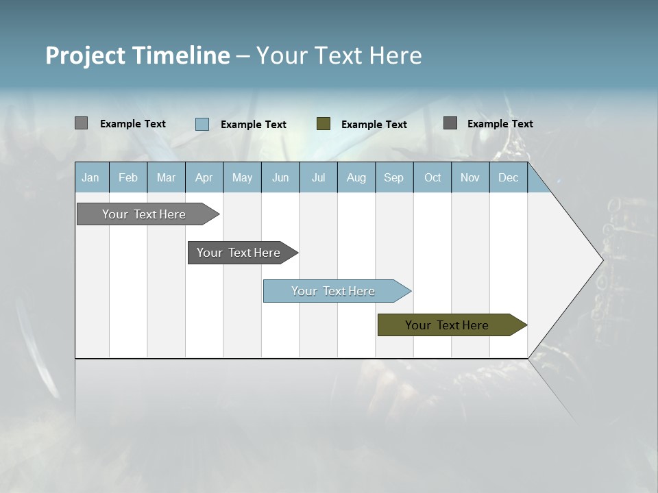 Fantasy Infantry Swing PowerPoint Template