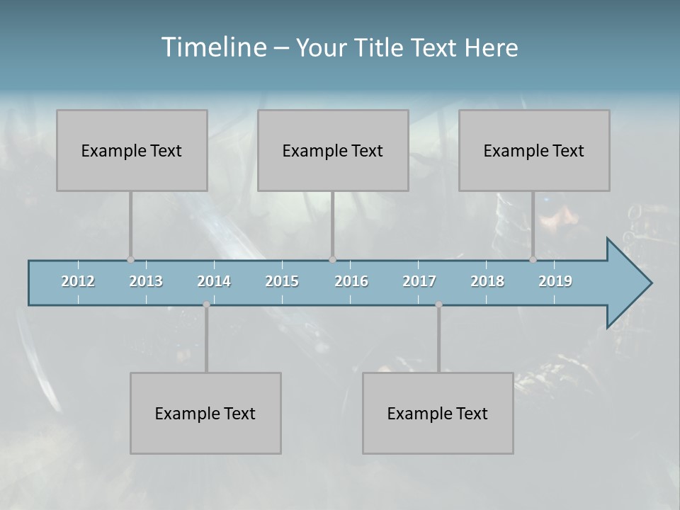 Fantasy Infantry Swing PowerPoint Template