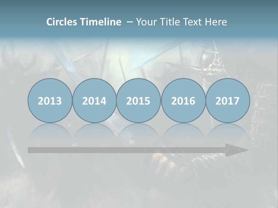 Fantasy Infantry Swing PowerPoint Template