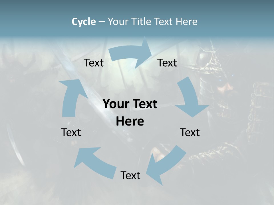 Fantasy Infantry Swing PowerPoint Template