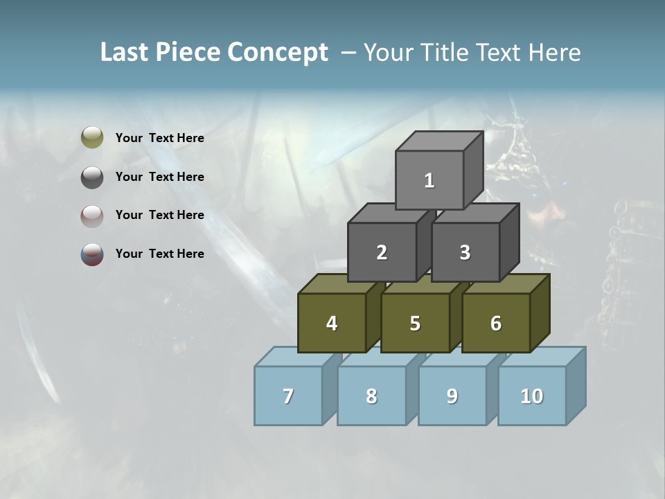 Fantasy Infantry Swing PowerPoint Template