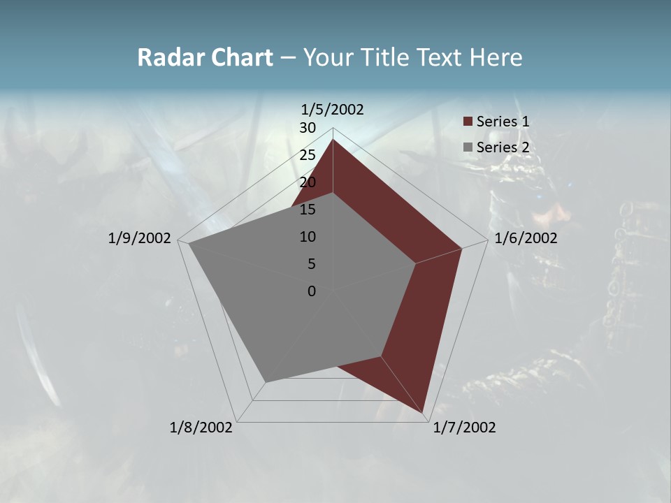 Fantasy Infantry Swing PowerPoint Template