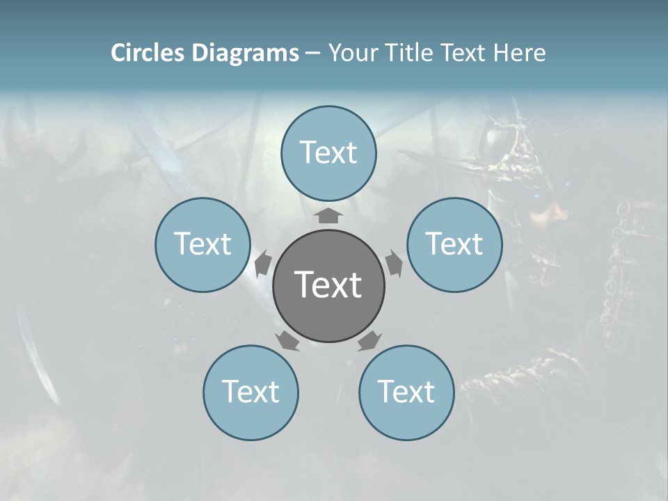 Fantasy Infantry Swing PowerPoint Template