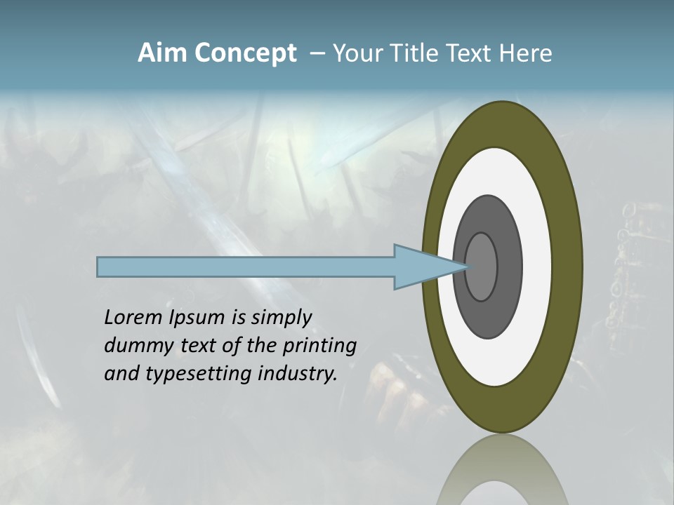 Fantasy Infantry Swing PowerPoint Template