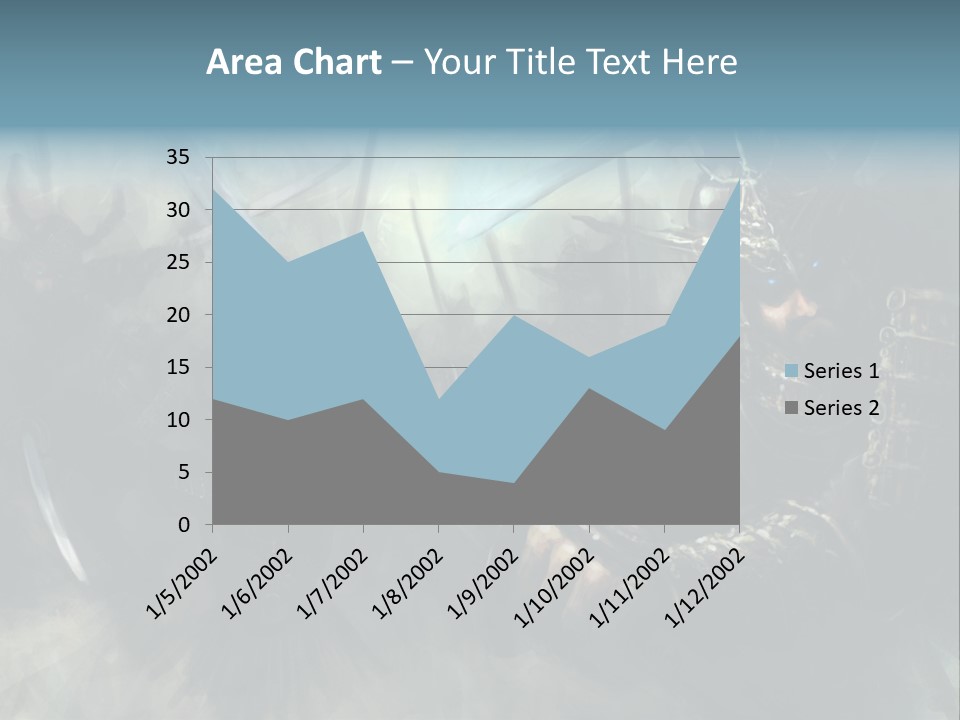 Fantasy Infantry Swing PowerPoint Template